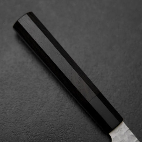 Bunka VG-10 Tsuchime Buffalo Ebony Handle 165mm (6.5”)-[Musashi]-[Japanese-Kitchen-Knives]
