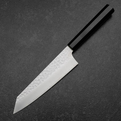 Bunka VG-10 Tsuchime Buffalo Ebony Handle 180mm (7”)-[Musashi]-[Japanese-Kitchen-Knives]