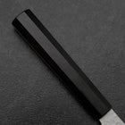 Bunka VG-10 Tsuchime Buffalo Ebony Handle 180mm-[Musashi]-[Japanese-Kitchen-Knives]