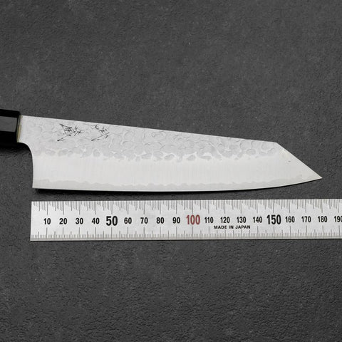 Bunka VG-10 Tsuchime Buffalo Ebony Handle 180mm-[Musashi]-[Japanese-Kitchen-Knives]