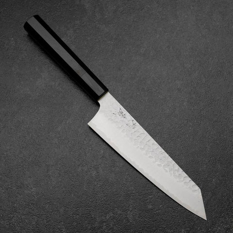 Bunka VG-10 Tsuchime Buffalo Ebony Handle 180mm-[Musashi]-[Japanese-Kitchen-Knives]