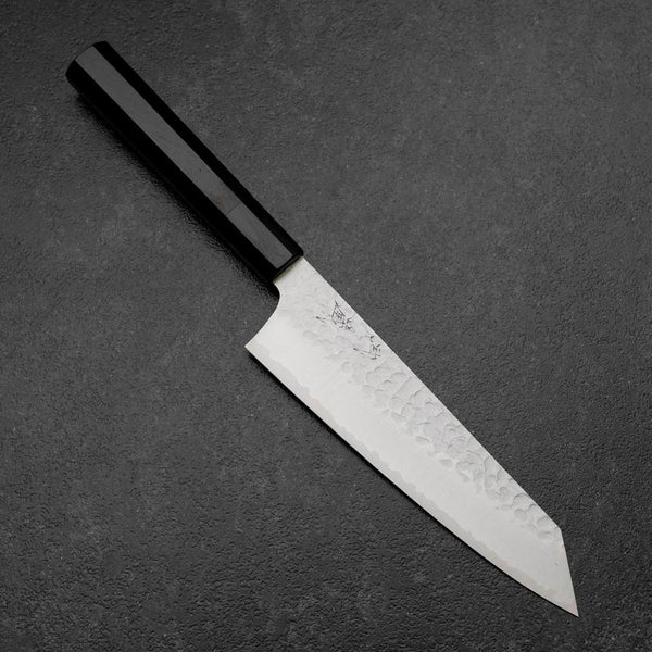文化包丁 VG-10 槌目 水牛黒檀柄 180mm – MUSASHI