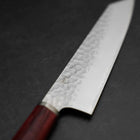 Bunka VG-10 Tsuchime Cherry Red Handle 165mm (6.5”)-[Musashi]-[Japanese-Kitchen-Knives]