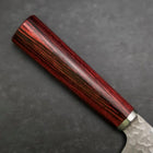 Bunka VG-10 Tsuchime Cherry Red Handle 165mm (6.5”)-[Musashi]-[Japanese-Kitchen-Knives]