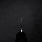Bunka VG-10 Tsuchime Ebony Handle 180mm (7”)-[Musashi]-[Japanese-Kitchen-Knives]