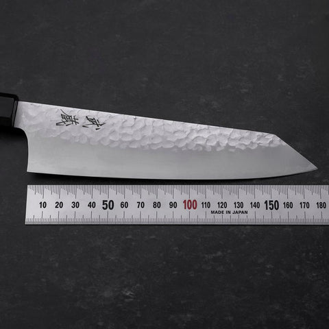Bunka VG-10 Tsuchime Ebony Handle 180mm (7”)-[Musashi]-[Japanese-Kitchen-Knives]