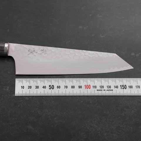 Bunka VG-10 Tsuchime Oval Charcoal Handle 165mm (6.5”)-[Musashi]-[Japanese-Kitchen-Knives]