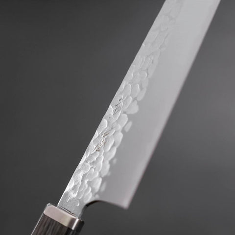 Bunka VG-10 Tsuchime Oval Charcoal Handle 165mm-[Musashi]-[Japanese-Kitchen-Knives]
