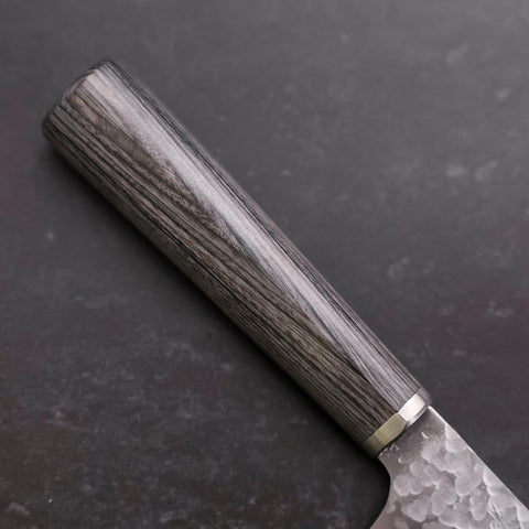 Bunka VG-10 Tsuchime Oval Charcoal Handle 165mm-[Musashi]-[Japanese-Kitchen-Knives]