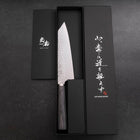 Bunka VG-10 Tsuchime Oval Charcoal Handle 165mm-[Musashi]-[Japanese-Kitchen-Knives]