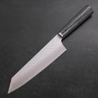 Bunka VG-10 Tsuchime Oval Charcoal Handle 180mm (7”)-[Musashi]-[Japanese-Kitchen-Knives]