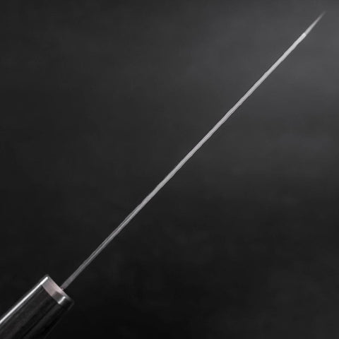 Bunka VG-10 Tsuchime Oval Charcoal Handle 180mm (7”)-[Musashi]-[Japanese-Kitchen-Knives]