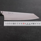 Bunka VG-10 Tsuchime Oval Charcoal Handle 180mm (7”)-[Musashi]-[Japanese-Kitchen-Knives]