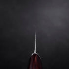 Bunka VG-10 Tsuchime Oval Mahogany Handle 180mm-[Musashi]-[Japanese-Kitchen-Knives]