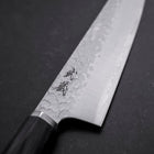 Bunka VG-10 Tsuchime Oval Purple Handle 165mm-[Musashi]-[Japanese-Kitchen-Knives]