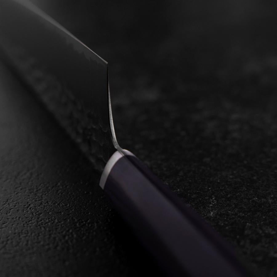 Bunka VG-10 Tsuchime Oval Purple Handle 180mm (7”) – MUSASHI