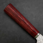 Bunka VG-10 Tsuchime Oval Red Handle 180mm (7”)-[Musashi]-[Japanese-Kitchen-Knives]