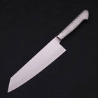 Bunka VG-5 Polished Western Handle 190mm-[Musashi]-[Japanese-Kitchen-Knives]