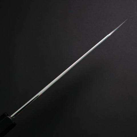 Bunka White Steel #2 Bokashi Buffalo Ebony Handle 165mm (6.5”)-[Musashi]-[Japanese-Kitchen-Knives]