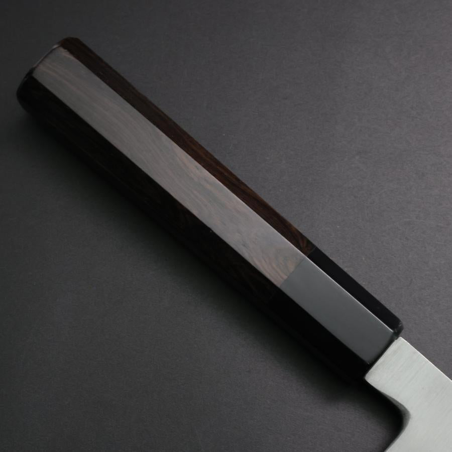 切付三徳 白紙2号 黒打 焼漆柄 170mm – MUSASHI