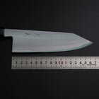 Bunka White Steel #2 Bokashi Buffalo Ebony Handle 165mm-[Musashi]-[Japanese-Kitchen-Knives]