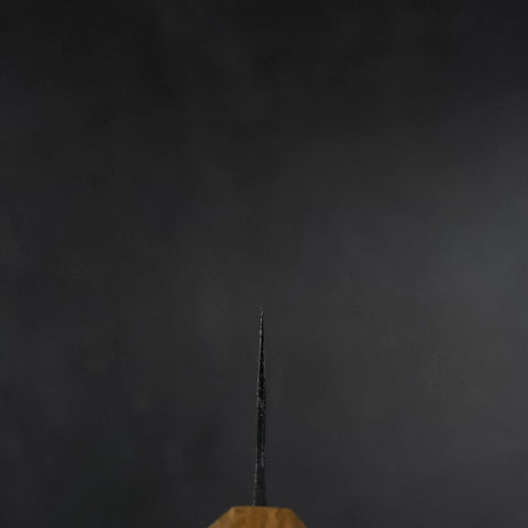 Bunka White Steel #2 Kurouchi Oak Handle 190mm (7.5”)-[Musashi]-[Japanese-Kitchen-Knives]