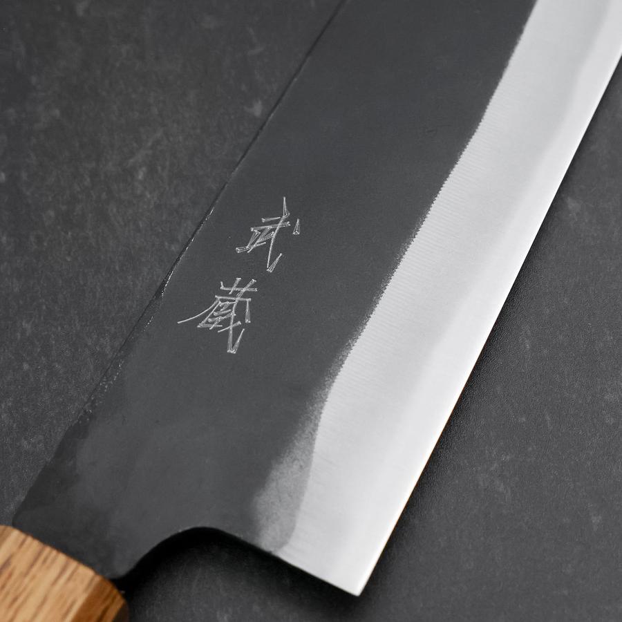 文化 白紙2号 黒打 焼漆柄 190mm – MUSASHI
