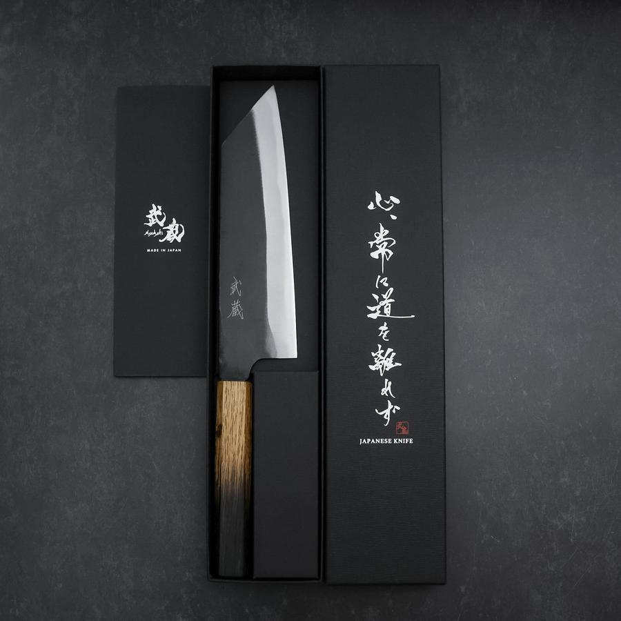 文化 白紙2号 黒打 焼漆柄 190mm – MUSASHI