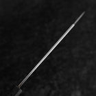 Bunka White Steel #2 Stainless Clad Kurouchi Black Ishime Urushi Handle 180mm-[Musashi]-[Japanese-Kitchen-Knives]