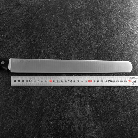 Cake knife Molybdenum Polished Western Handle 300mm-[Musashi]-[Japanese-Kitchen-Knives]