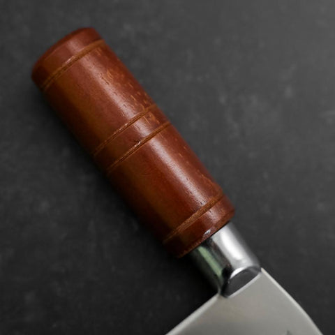 Chinese Cleaver Clad SK Steel Polished Round Handle 205mm (8.1”)-[Musashi]-[Japanese-Kitchen-Knives]