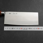 Chinese Cleaver Clad SK Steel Polished Round Handle 205mm (8.1”)-[Musashi]-[Japanese-Kitchen-Knives]