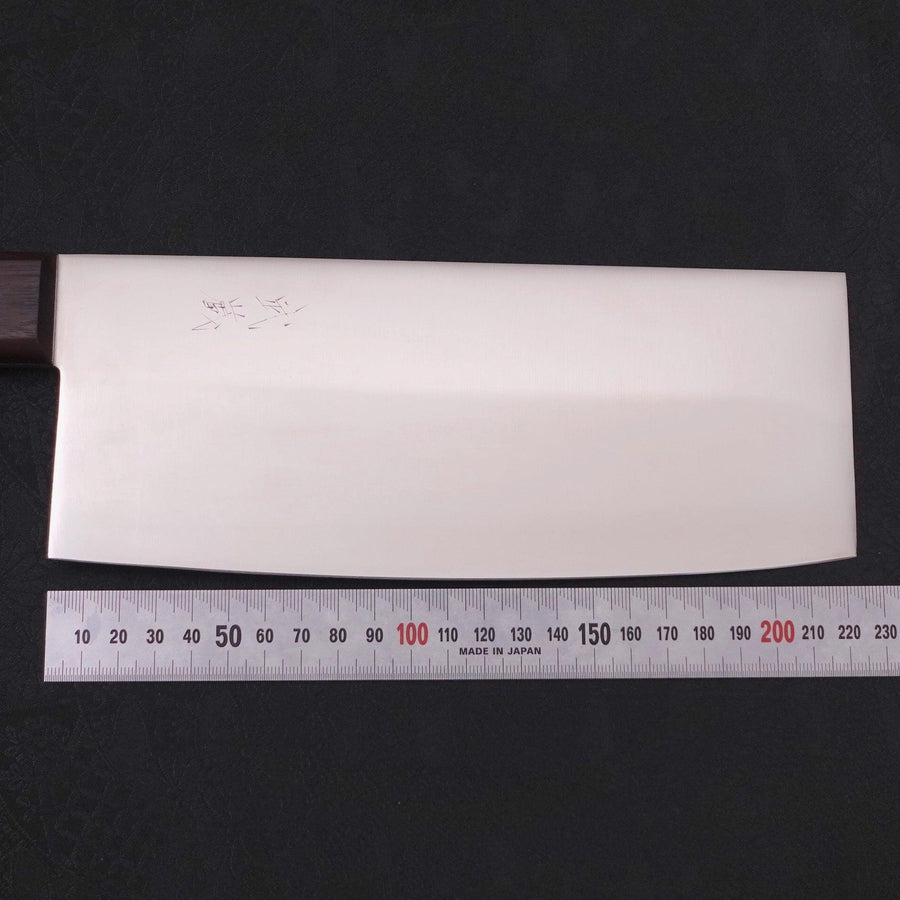 Chinese Cleaver Molybdenum 220mm-Molybdenum-Polished-Western Handle-[Musashi]-[Japanese-Kitchen-Knives]
