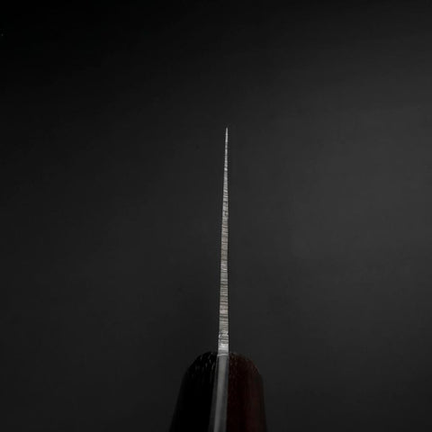 Chinese Cleaver SK Steel Polished Cherry Handle 220mm-[Musashi]-[Japanese-Kitchen-Knives]