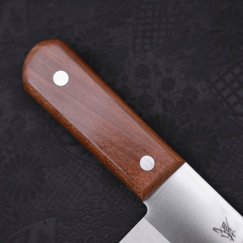 Chinese Cleaver VG-10 Damascus Cherry Handle 180mm (7”)-[Musashi]-[Japanese-Kitchen-Knives]