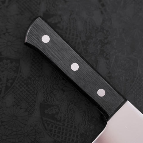 Chopper Molybdenum Polished Black Handle 150mm (5.9”)-[Musashi]-[Japanese-Kitchen-Knives]