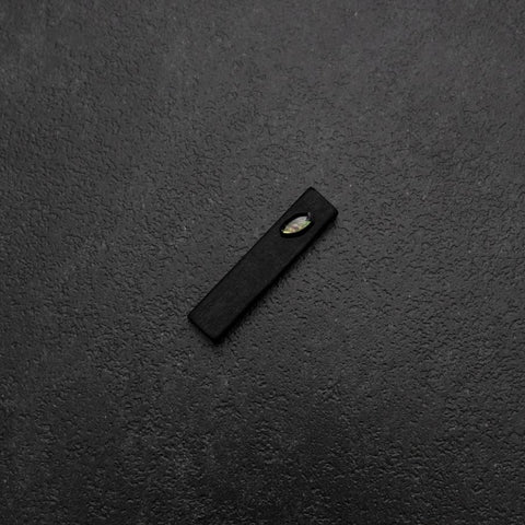 Chopstick Rest – Shell-Inlaid Sakura Black-[Musashi]-[Japanese-Kitchen-Knives]