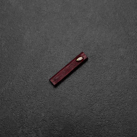 Chopstick Rest – Shell-Inlaid Sakura Red-[Musashi]-[Japanese-Kitchen-Knives]