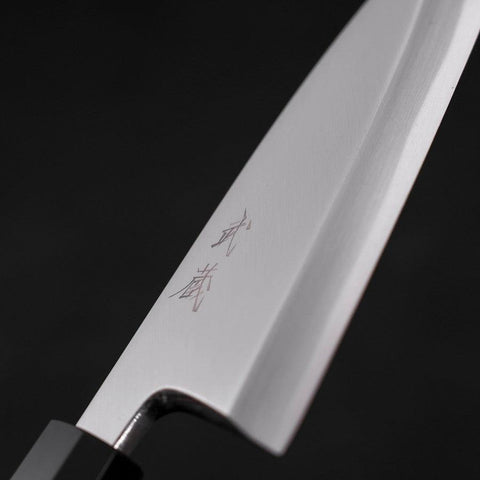 Deba AUS-10 Polished Buffalo Teak Handle 150mm (5.9”)-[Musashi]-[Japanese-Kitchen-Knives]