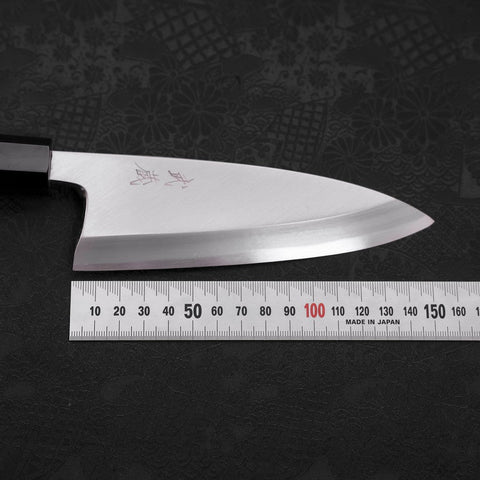 Deba AUS-10 Polished Buffalo Teak Handle 150mm (5.9”)-[Musashi]-[Japanese-Kitchen-Knives]