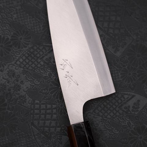 Deba AUS-10 Polished Buffalo Wenge Handle 180mm (7”)-[Musashi]-[Japanese-Kitchen-Knives]