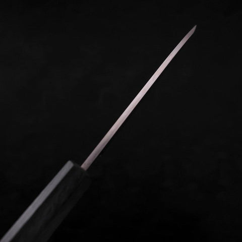 Deba AUS-8 Polished Dark Blue Urushi Handle 120mm (4.7”)-[Musashi]-[Japanese-Kitchen-Knives]