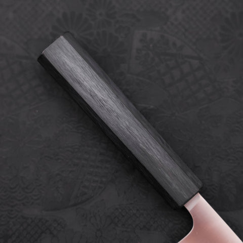 Deba AUS-8 Polished Dark Blue Urushi Handle 120mm (4.7”)-[Musashi]-[Japanese-Kitchen-Knives]