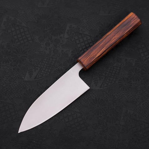 Deba AUS-8 Polished Sumi Urushi Handle 120mm (4.7”)-[Musashi]-[Japanese-Kitchen-Knives]
