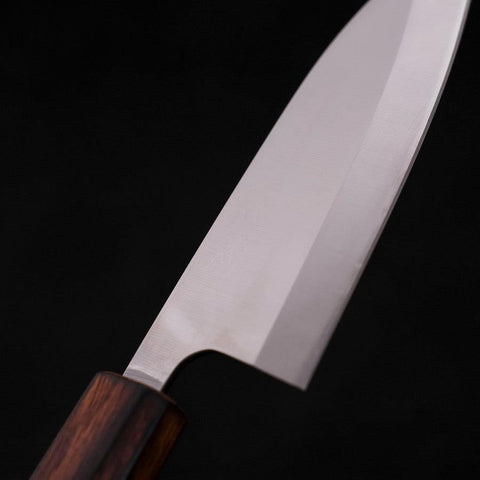 Deba AUS-8 Polished Sumi Urushi Handle 120mm (4.7”)-[Musashi]-[Japanese-Kitchen-Knives]