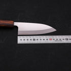 Deba AUS-8 Polished Sumi Urushi Handle 120mm (4.7”)-[Musashi]-[Japanese-Kitchen-Knives]