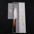 Deba AUS-8 Polished Yaki-Urushi Handle 120mm (4.7”)-[Musashi]-[Japanese-Kitchen-Knives]