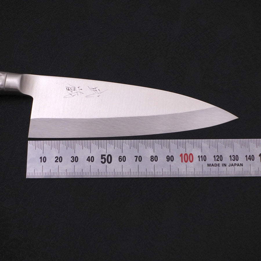 Deba All-Stainless Pure-Molybdenum 135mm-Molybdenum-Polished-Western Handle-[Musashi]-[Japanese-Kitchen-Knives]