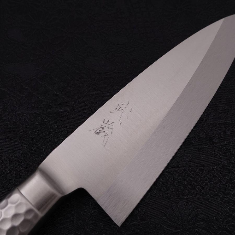 Deba All-Stainless Pure-Molybdenum 150mm-Molybdenum-Polished-Western Handle-[Musashi]-[Japanese-Kitchen-Knives]