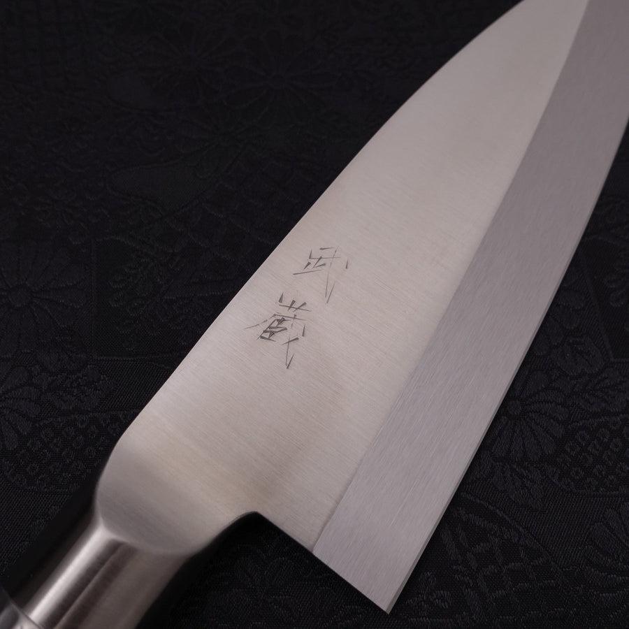 Deba All-Stainless Pure-Molybdenum 165mm-Molybdenum-Polished-Western Handle-[Musashi]-[Japanese-Kitchen-Knives]